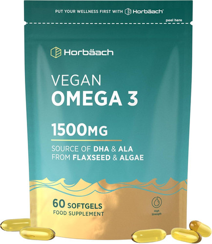 Vegan omega 1500mg dha - vegan, 3